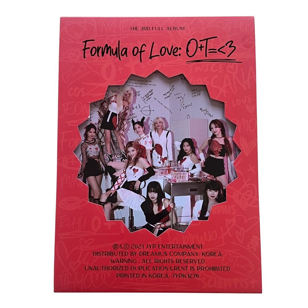 TWICE Formula of Love O+T=3 3rd Full Album KPOP CD JYP 2021